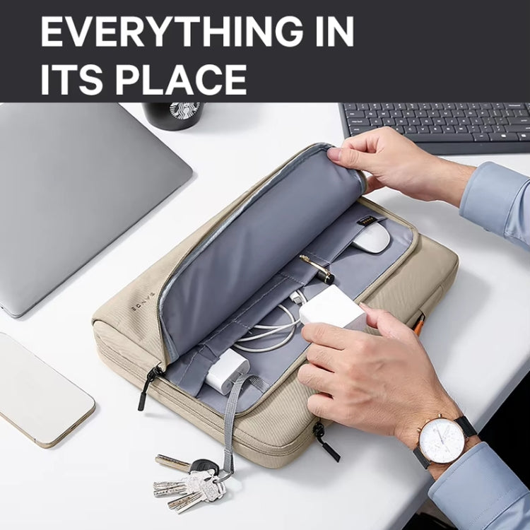 BANGE BG-6802 Laptop Bag Notebook Protective Case, Color: Khaki Large