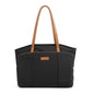 BANGE BG-6803 Sac fourre-tout de banlieue pour femmes Sac d'ordinateur portable numérique Sac à main grande capacité (noir)