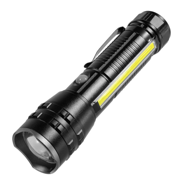 E-SMARTER P27 Pen Clip Strong Light Flashlight Laser Wick High Bright Side Light Outdoor Emergency Adventure Flashlight(Battery Not Included)
