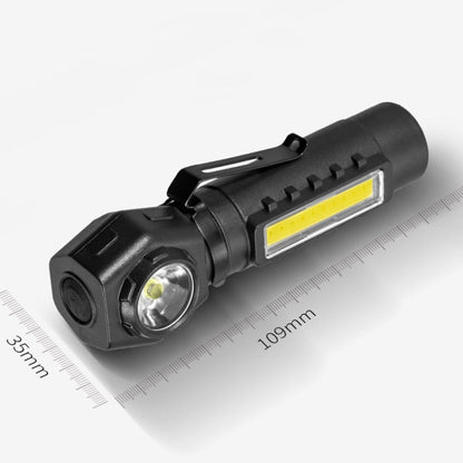 E-SMARTER KX212 Aluminium Alloy USB Rechargeable COB Flashlight Strong Light Long Shot Headlamp LED Camping Light