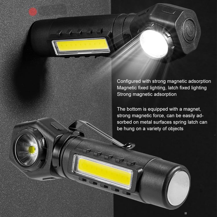 E-SMARTER KX212 Aluminium Alloy USB Rechargeable COB Flashlight Strong Light Long Shot Headlamp LED Camping Light