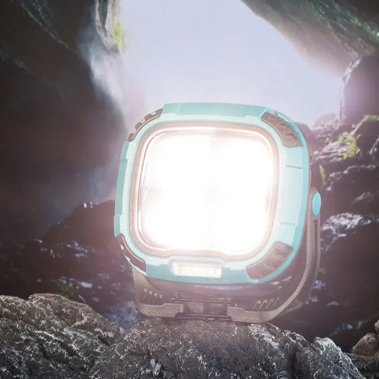 E-SMARTER W894-1 COB Magnetic Projector Work Light Emergency Portable Bright Flashlight(Yellow)