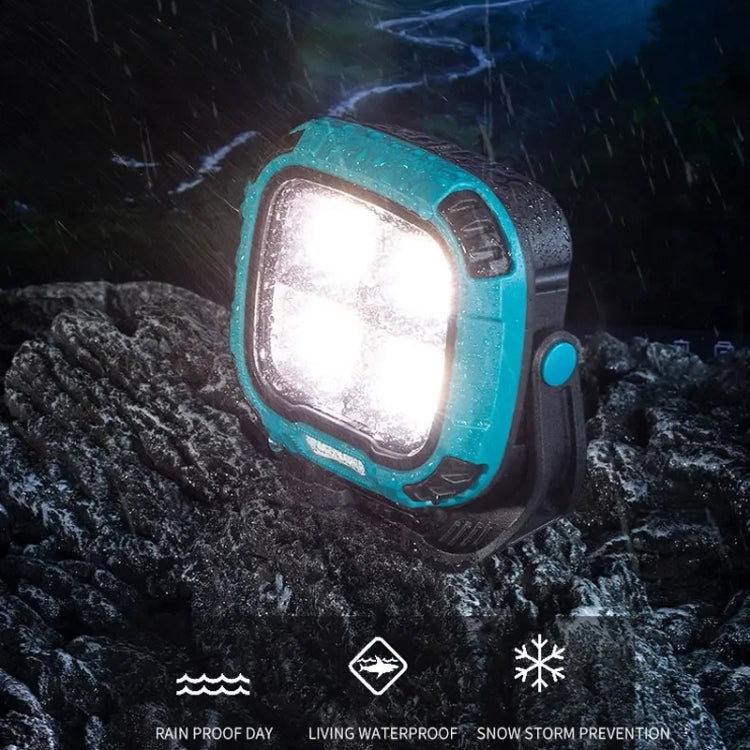 E-SMARTER W894-1 COB Magnetic Projector Work Light Emergency Portable Bright Flashlight(Blue)