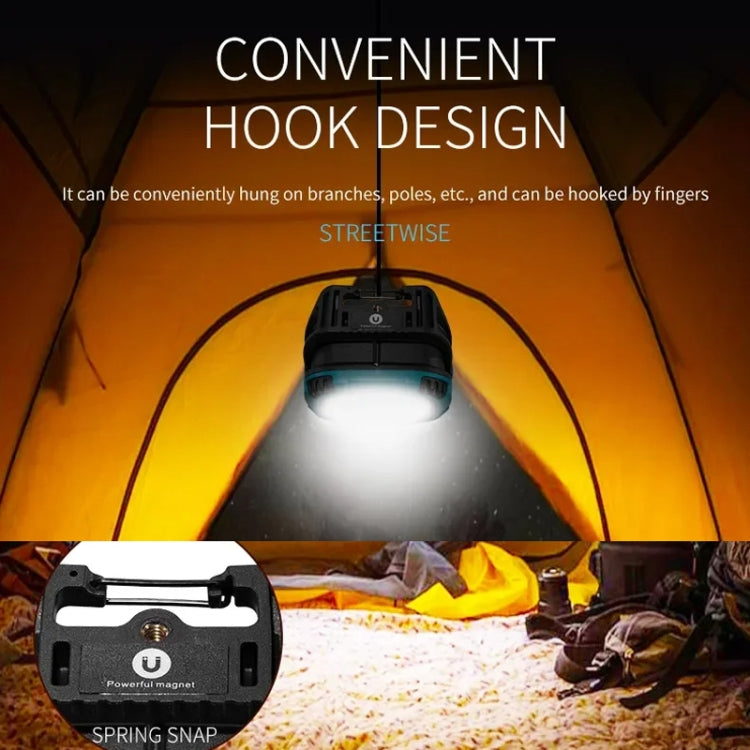 E-SMARTER W894-1 COB Magnetic Projector Work Light Emergency Portable Bright Flashlight(Yellow)