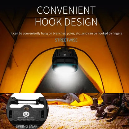 E-SMARTER W894-1 COB Magnetic Projector Work Light Emergency Portable Bright Flashlight(Yellow)