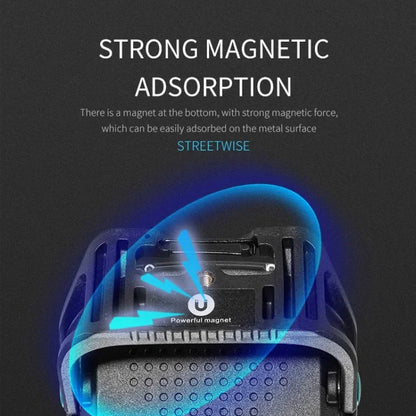 E-SMARTER W894-1 COB Magnetic Projector Work Light Emergency Portable Bright Flashlight(Blue)