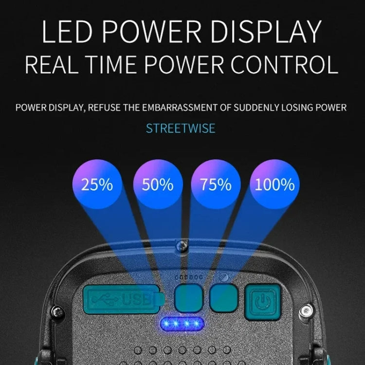 E-SMARTER W894-1 COB Magnetic Projector Work Light Emergency Portable Bright Flashlight(Yellow)