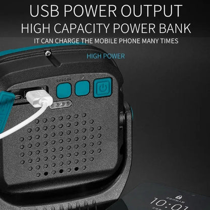 E-SMARTER W894-1 COB Magnetic Projector Work Light Emergency Portable Bright Flashlight(Yellow)