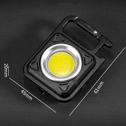 E-SMARTER W5134 Mini LED Glow Torch Strong Light Portable Keychain Light(Black)