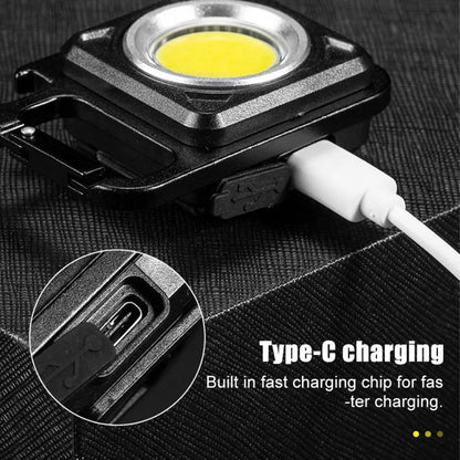 E-SMARTER W5134 Mini LED Glow Torch Strong Light Portable Keychain Light(Green)