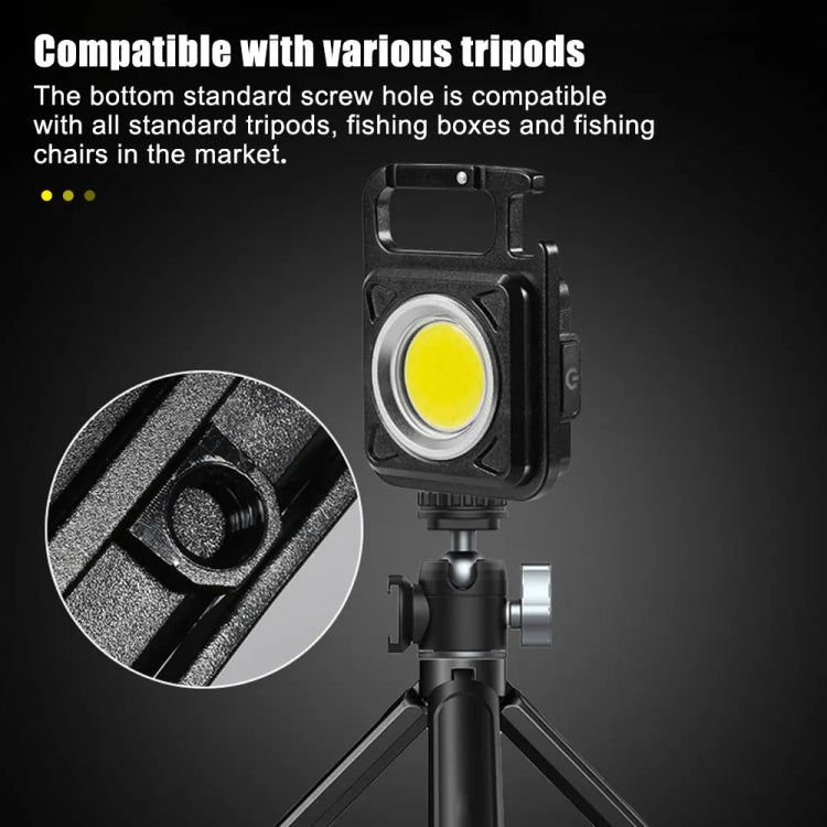 E-SMARTER W5134 Mini LED Glow Torch Strong Light Portable Keychain Light(Black)