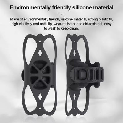 GUB P9 Bicycle Dragonfly Shape Silicone Phone Holder(Orange)