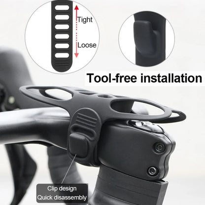 GUB P9 Bicycle Dragonfly Shape Silicone Phone Holder(Orange)
