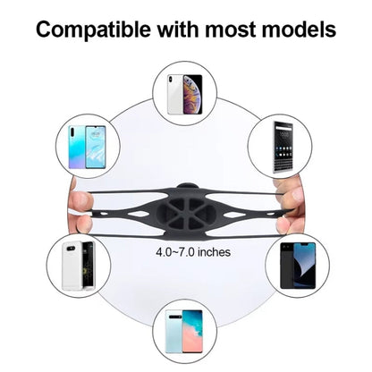 GUB P9 Bicycle Dragonfly Shape Silicone Phone Holder(Black)
