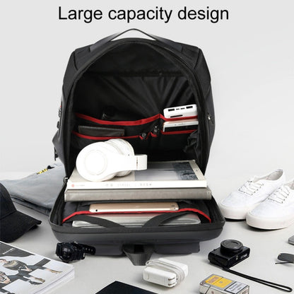 SKV B20453 Hommes Sac à Dos Multifonctionnel Business Décontracté Double Épaule Grande Capacité pour Ordinateur Portable (Bleu)