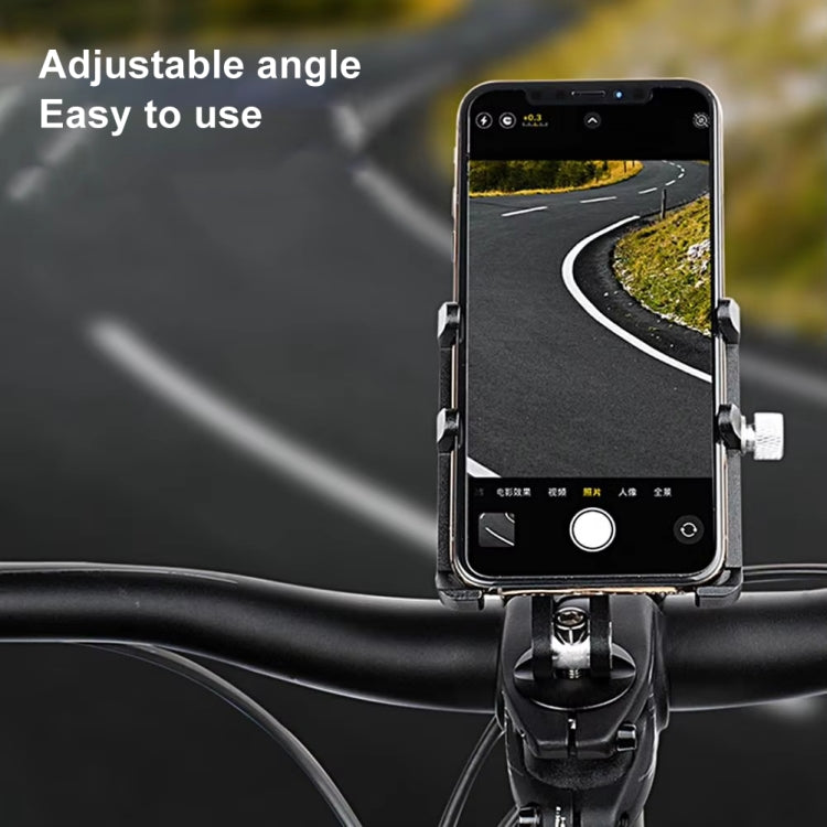 GUB G-95 Support de téléphone portable pour vélo Support de fixation sur couvercle de bol de guidon de vélo (noir)