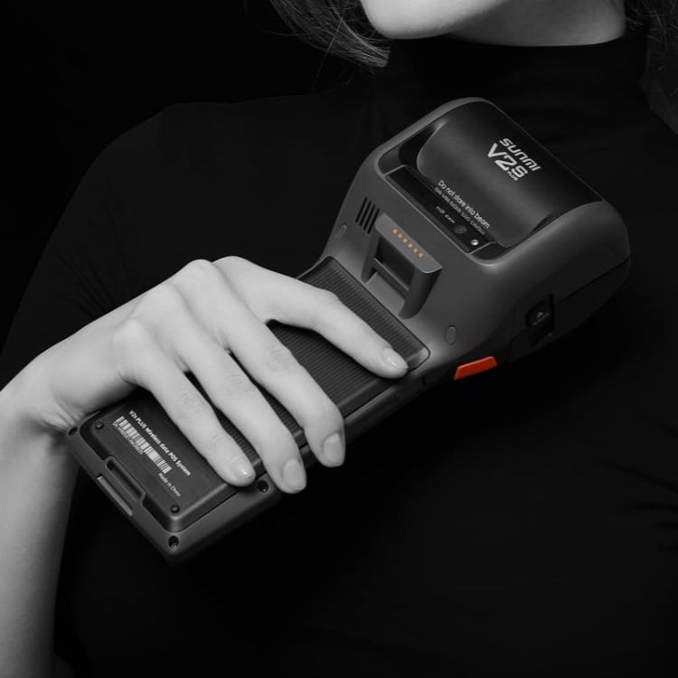 SUNMI V2s PLUS Handheld Cash Register With 80mm Printer Intelligent Mobile Terminal, Spec: 2+16G Standard(US Plug)