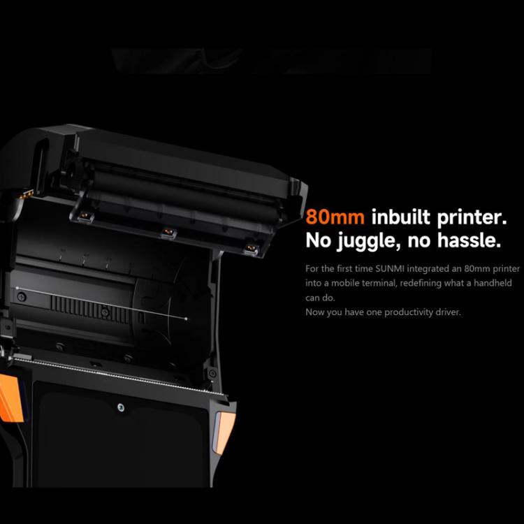SUNMI V2s PLUS Handheld Cash Register With 80mm Printer Intelligent Mobile Terminal, Spec: 3+32G Scanner(US Plug)