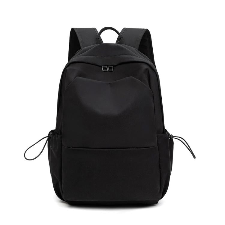 SKV B1530 Large Capacity Student School Bag Casual Double Shoulder Laptop Backpack(Black)