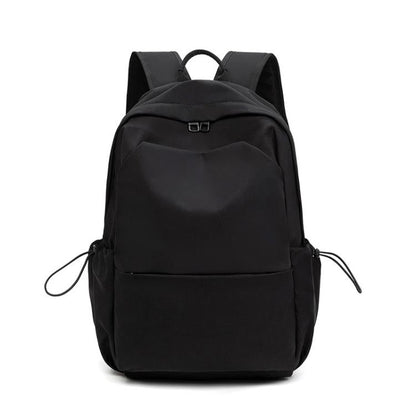 SKV B1530 Large Capacity Student School Bag Casual Double Shoulder Laptop Backpack(Black)