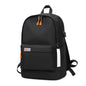 SKV B21071 Sacs d'école grande capacité pour étudiants Sac à dos pour ordinateur portable à double épaule pour les voyages de loisirs (Noir)