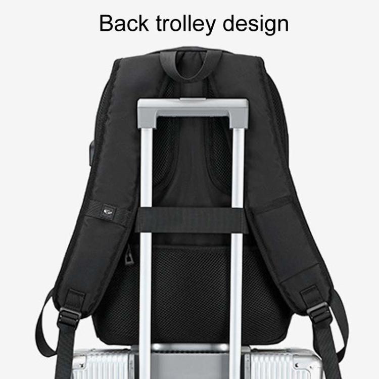 SKV B21071 Sacs d'école grande capacité pour étudiants Sac à dos pour ordinateur portable à double épaule pour les voyages de loisirs (Noir)