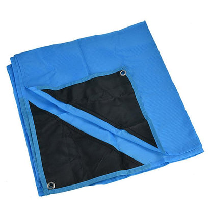 AOTU AT6238 153x143cm Ultra-thin Pocket Moisture Resistant Beach Mat Foldable Portable Picnic Mat(Blue)