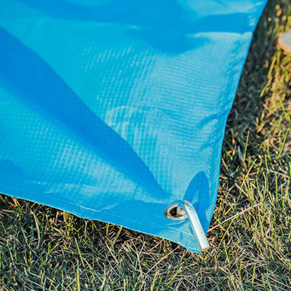 AOTU AT6238 153x143cm Ultra-thin Pocket Moisture Resistant Beach Mat Foldable Portable Picnic Mat(Black)
