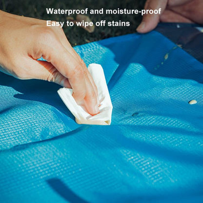 AOTU AT6238 153x143cm Ultra-thin Pocket Moisture Resistant Beach Mat Foldable Portable Picnic Mat(Blue)