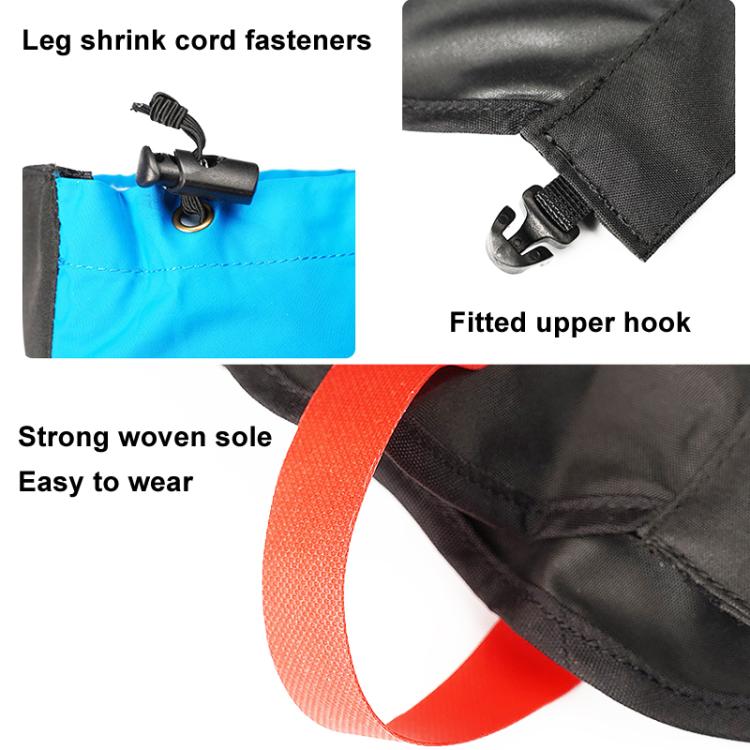 AOTU AT8913 1 paire de protège-mollets imperméables pour enfants, pour l'équitation et le ski, housses de chaussures anti-sable d'extérieur, couleur : chat rose L