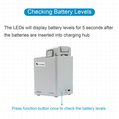 For DJI Mini 4 Pro / Mini 3 Pro / Mini 3 YX  Dual-Way Charger Battery Manager With 35W EU Plug