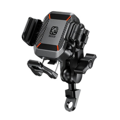 Support de téléphone portable antichoc antivol Kewig M33-C2 pour moto et vélo (modèle de base de rétroviseur)