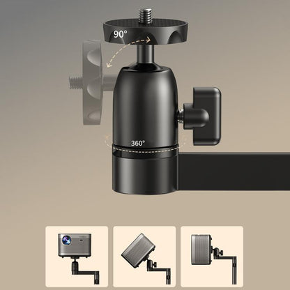 Xiaotian Household Floor-standing Hidden Projector Telescopic Bracket, Spec: 1.2m Bend Model