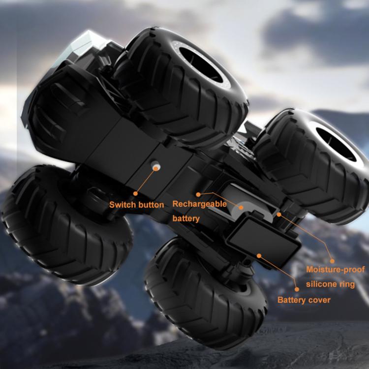 JJR/C Q185 Amphibious Off-Road Stunt Climbing 2.4G Remote Control Car Children Toys(Silver)