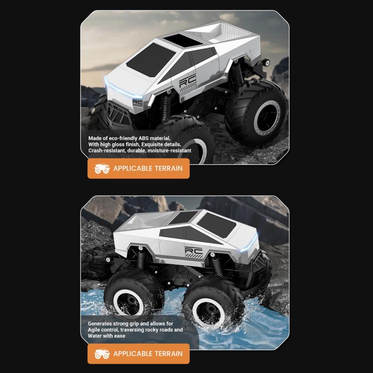 JJR/C Q185 Amphibious Off-Road Stunt Climbing 2.4G Remote Control Car Children Toys(Silver)
