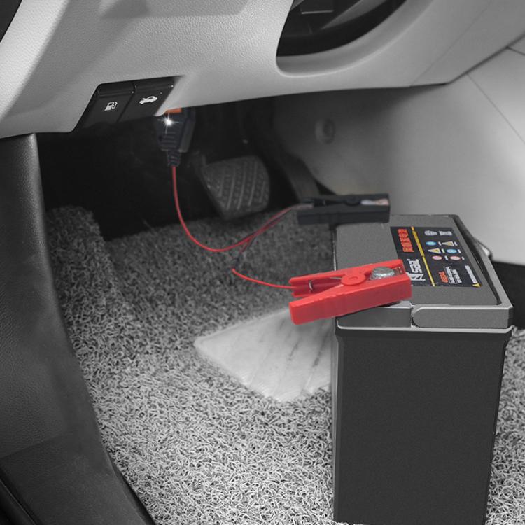Connecteur OBD2 d'ECU de voiture AERMOTOR Clip de charge de batterie Protecteur d'arrêt d'urgence (rouge et noir)