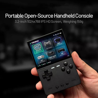TRIMUI BRICK Open Source Pocket Console Portable Wireless Bluetooth HD Retro Arcade, Size: 64G(Red)