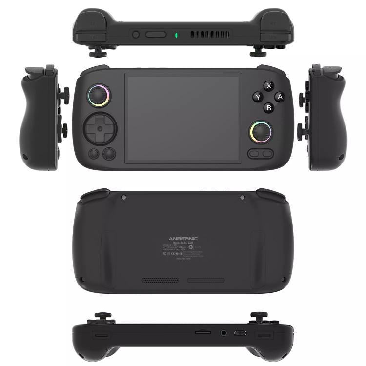ANBERNIC RG406H Wireless HD Touch Screen Handheld Game Console, Memory: Standard+128G(Transparent Purple)