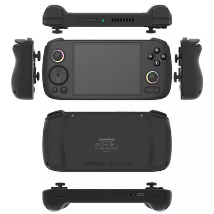 ANBERNIC RG406H Wireless HD Touch Screen Handheld Game Console, Memory: Standard+128G(Transparent Purple)