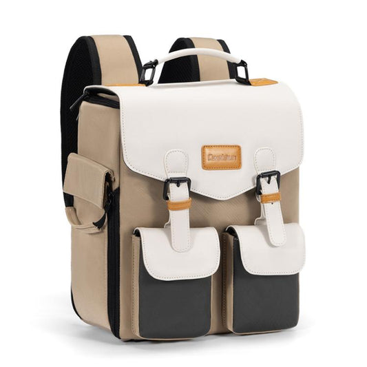 Sac de rangement pour appareil photo reflex numérique de grande capacité Cwatcun D171, sac à dos décontracté à double épaule, réduisant la charge, respirant