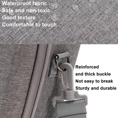 For PICO 4 Ultra BKANO P4U-001 VR Glasses Organizer Handheld Shoulder Bag(Gray)