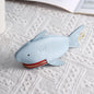 Hallmo Universal Shark-Shaped Key Protective Cover Multifunctional Car Key Storage Bag, Color: Light Blue