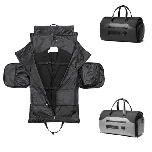 Ozuko 20 Inch Travel Business Foldable Waterproof Handbag(Black)