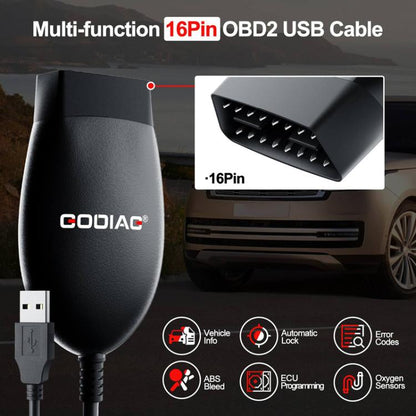 GODIAG GD101 J2534 Passthru Diagnostic Cable For Ford / Mazda / Honda / Toyota