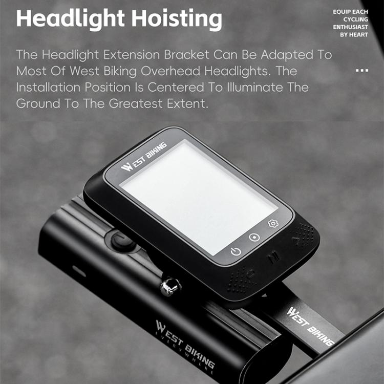 WEST BIKING Road Bike Cycling Sports Camera Meter Holder, Style: One-piece 400