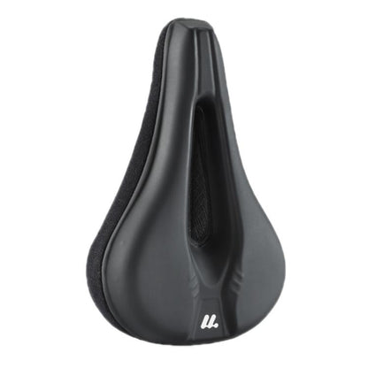 WEST BIKING Bicycle Riding Thickened Sponge PU Leather Soft Seat Cushion Cover(Black)