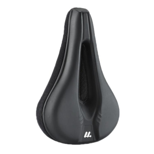 WEST BIKING Housse de Coussin de Selle Épaisse en Éponge et Cuir PU pour Vélo (Noir)