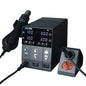 SUGON 202 2 In 1 Soldering Iron Dual Display Cell Phone Repair Hot Air Thermostat Soldering Station Combination Set US Plug