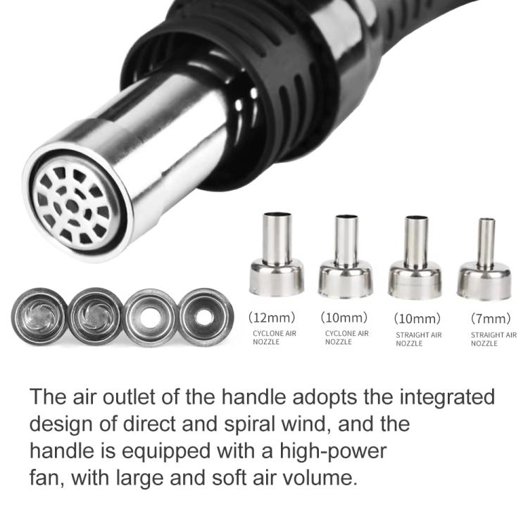 SUGON 202 2 In 1 Soldering Iron Dual Display Cell Phone Repair Hot Air Thermostat Soldering Station Combination Set US Plug