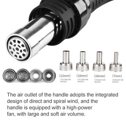SUGON 202 2 In 1 Soldering Iron Dual Display Cell Phone Repair Hot Air Thermostat Soldering Station Combination Set US Plug